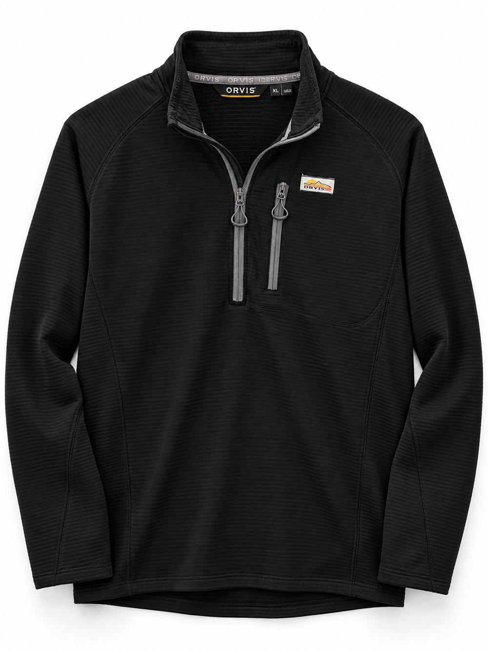 Orvis Black Quarter-Zip X-Large Performance Pullover